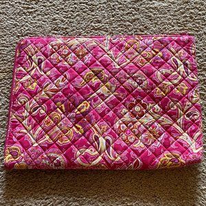 Raymond Waites Quilted Pink Paisley Laptop Case
